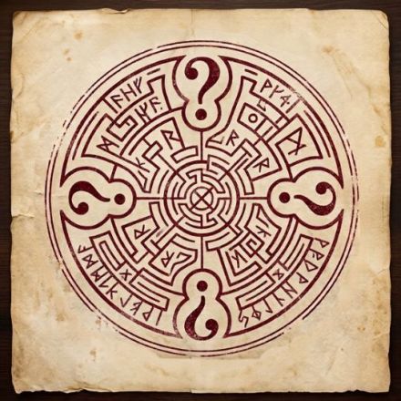 mystery treasure map vintage